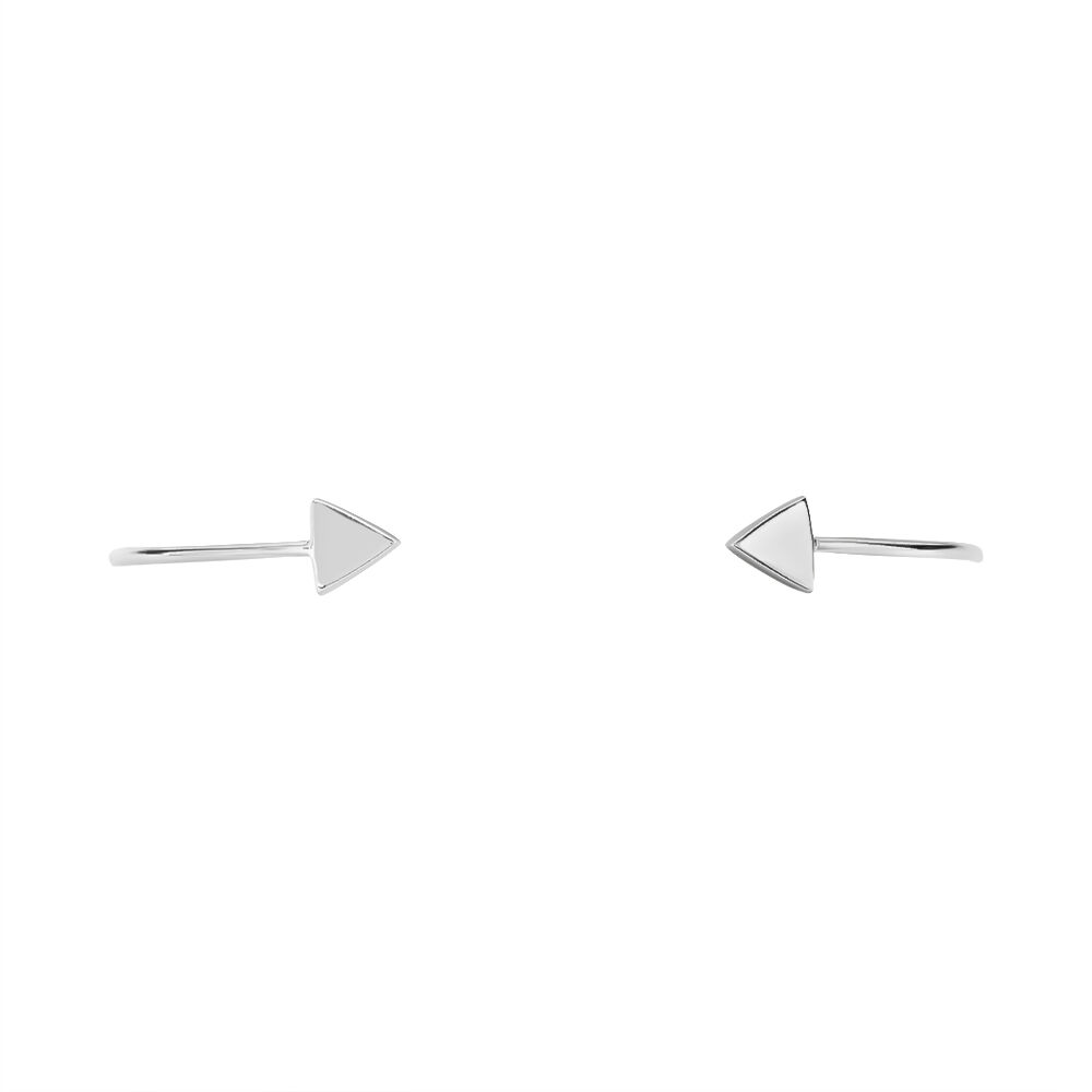 Bracelet Jonc Trilia Argent Blanc - Bracelets joncs Femme | Marc Orian