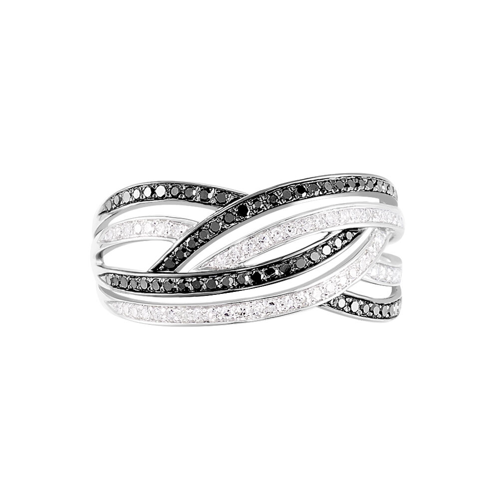 Bague Lola Or Blanc Diamant - Bagues pierres précieuses Femme | Marc Orian