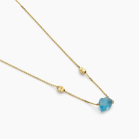 Collier Natille Or Jaune Apatite - Colliers avec pierres Femme | Marc Orian