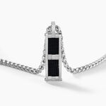 Collier Messy Acier Blanc - Colliers fantaisie Homme | Marc Orian