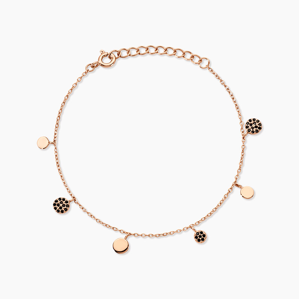 Bracelet Lorainne Argent Bicolore Oxyde De Zirconium - Bracelets Medailles Femme | Marc Orian