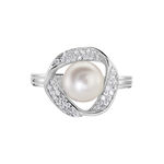 Bague Argent Roula Perle De Culture Oxydes De Zirconium - Bijoux fantaisie Femme | Marc Orian