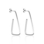Boucles D'oreilles Pendantes Argent Blanc Timothea - Pendantes Femme | Marc Orian