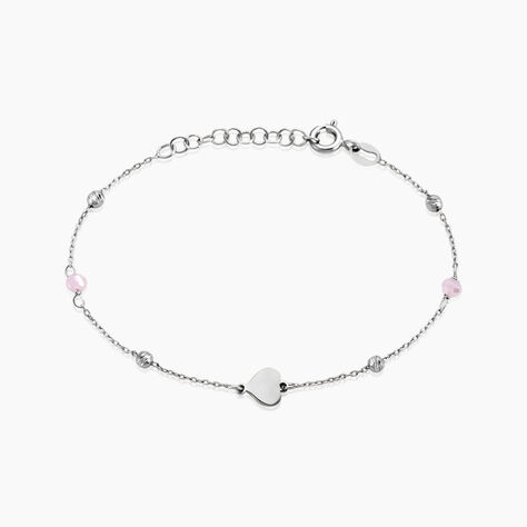 Bracelet Onelia Argent Blanc Cristal - Bracelets fantaisie Femme | Marc Orian