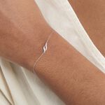 Bracelet Tylane Or Blanc Diamant - Bracelets cha&icirc;nes Femme | Marc Orian