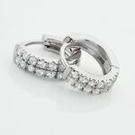 Cr&eacute;oles Argent Blanc Denice Oxydes De Zirconium - Cr&eacute;oles Femme | Marc Orian