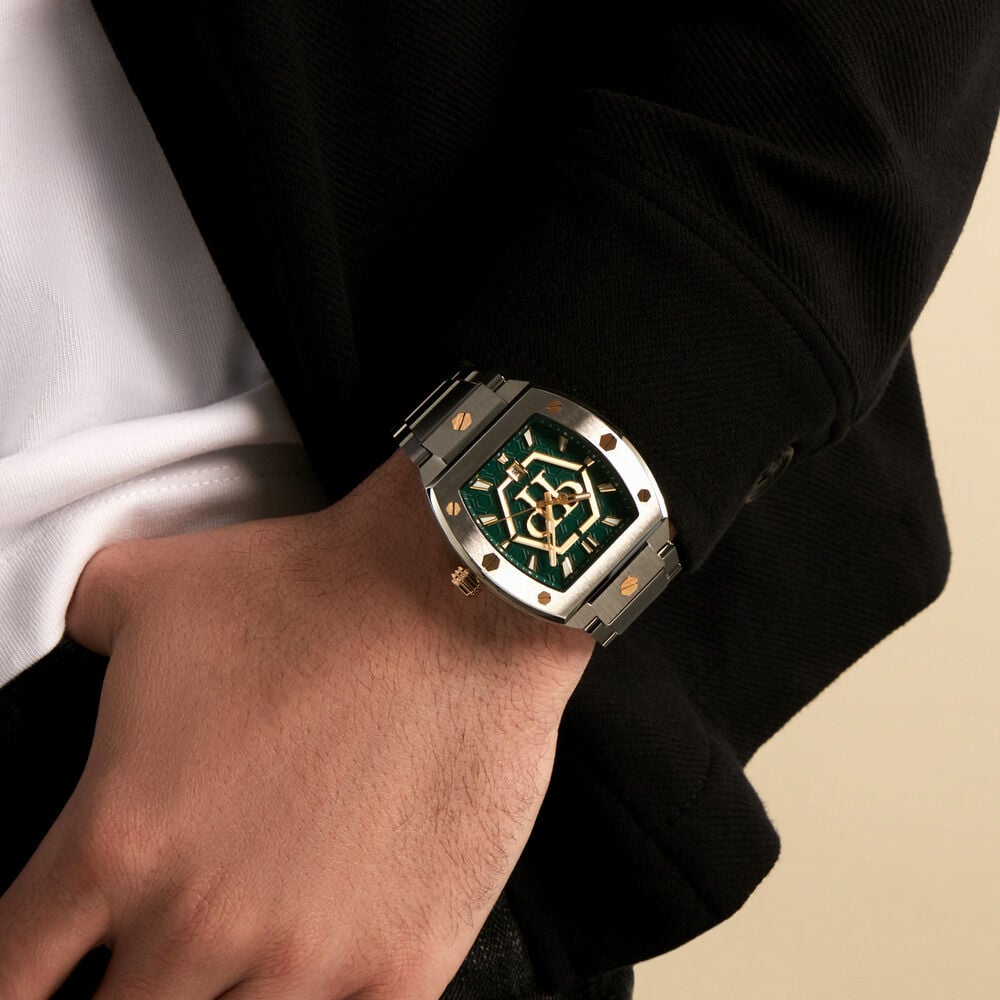 Montre Philipp Plein Hexagon Phantom Vert - Montres &eacute;tanches Homme | Marc Orian