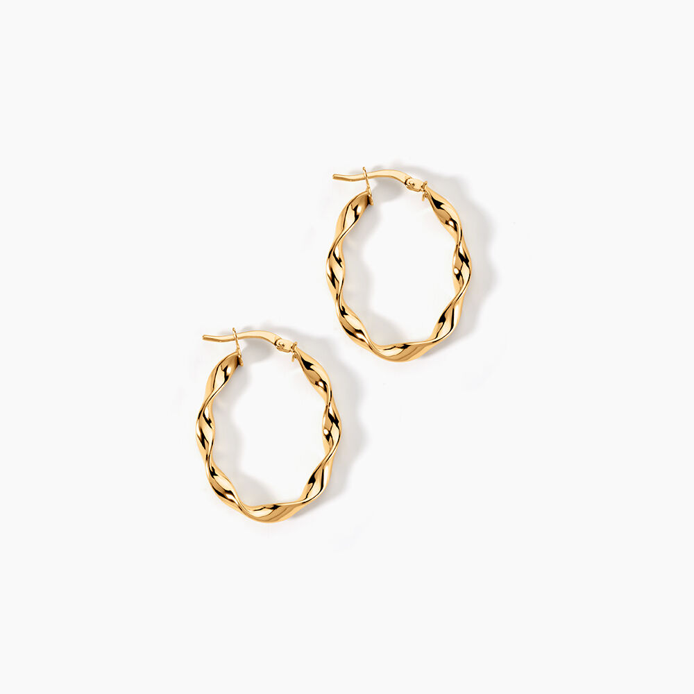 Cr&eacute;oles Falbala Or Jaune - Cr&eacute;oles Femme | Marc Orian