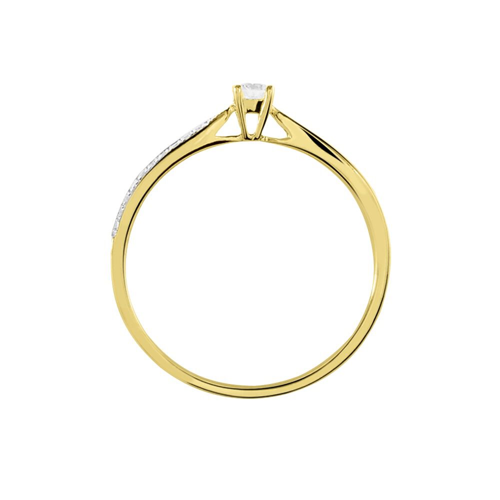 Bague Solitaire Finesse Or Jaune Diamant - Solitaires Femme | Marc Orian