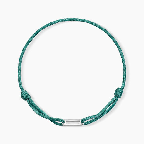 Bracelet Bronx Argent Blanc - Bracelets cordons Homme | Marc Orian