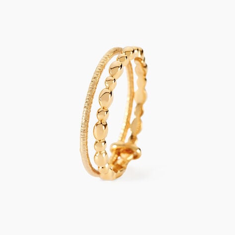 Bague Lou Plaqu&eacute; Or Jaune - Bijoux fantaisie Femme | Marc Orian