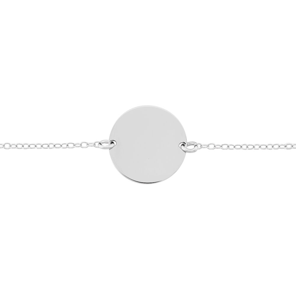 Bracelet Salematou Argent Blanc - Bracelets Medailles Femme | Marc Orian