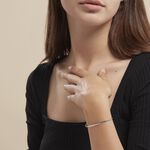 Bracelet Izel Maille Anglaise Or Blanc - Bracelets mailles Femme | Marc Orian