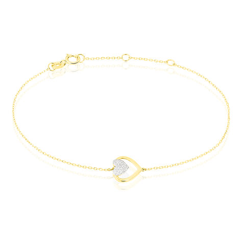 Bracelet Mary-jane Or Jaune Diamant - Bracelets cha&icirc;nes Femme | Marc Orian