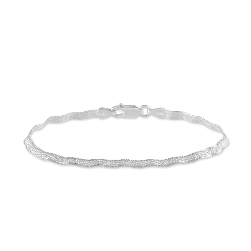 Bracelet Leonte Argent Blanc - Bracelets fantaisie Femme | Marc Orian