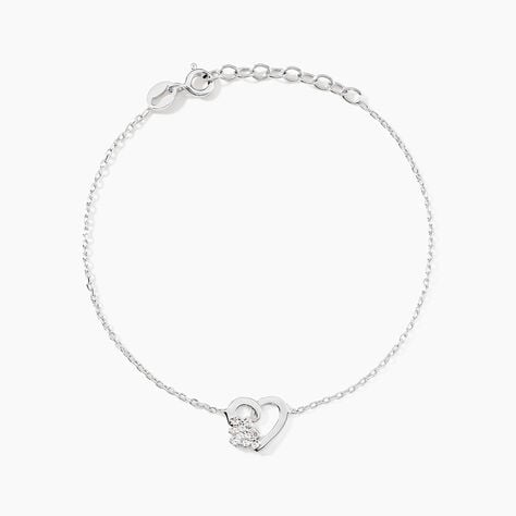Bracelet Lucianna Argent Blanc Oxyde De Zirconium - Bracelets fantaisie Femme | Marc Orian