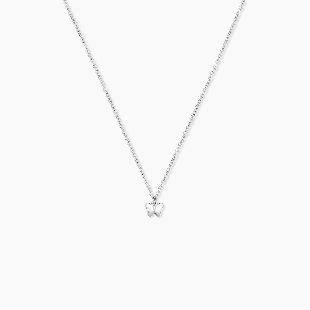 Collier Fedora Argent Blanc - Colliers fantaisie Femme | Marc Orian
