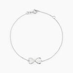 Bracelet Irmela Or Blanc Diamant - Bracelets cha&icirc;nes Femme | Marc Orian