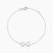 Bracelet Irmela Or Blanc Diamant - Bracelets chaînes Femme | Marc Orian