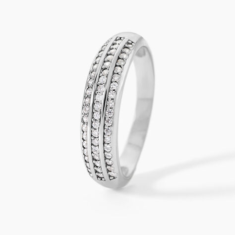 Bague Nataelle Argent Blanc Oxyde De Zirconium - Bijoux fantaisie Femme | Marc Orian