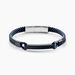Bracelet Jourdan Donovan Acier Noir - Bracelets cuir Homme | Marc Orian