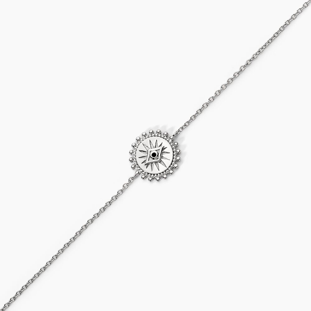 Bracelet Salvia Argent Blanc Opale - Bracelets Medailles Femme | Marc Orian