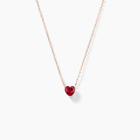 Collier Kelvyn Argent Rose Oxyde - Colliers avec pierres Femme | Marc Orian