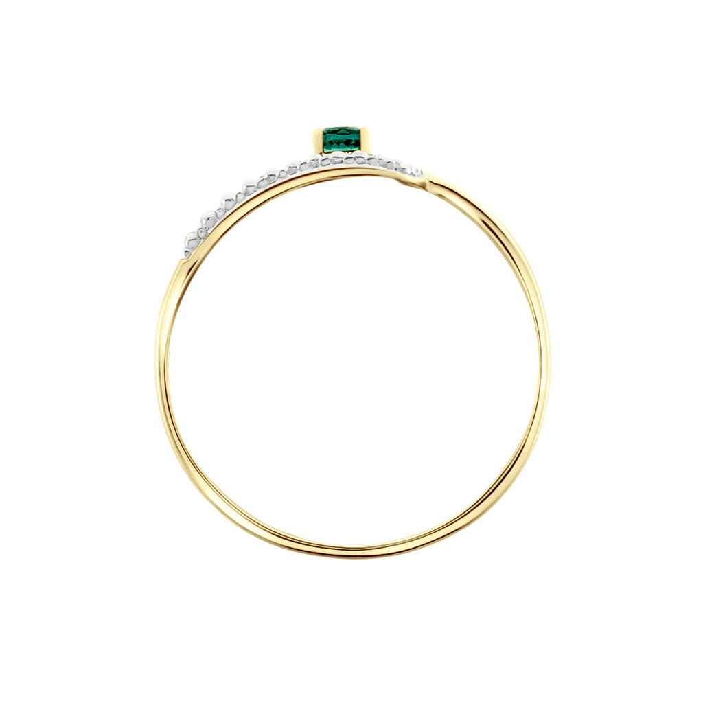 Bague Or Jaune Karmele Emeraude - Bagues Femme | Marc Orian