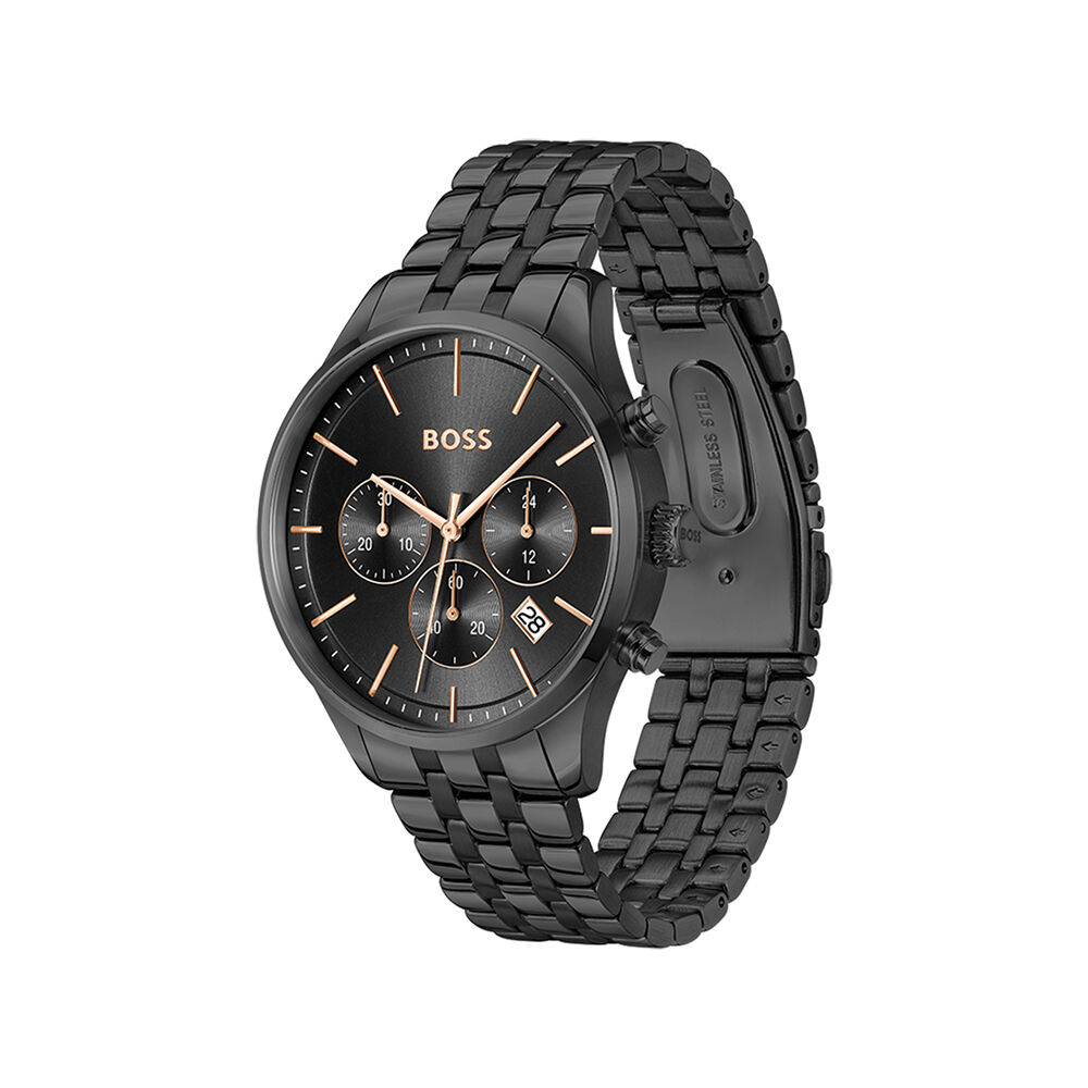 Montre Boss Avery Noir - Fête des pères Homme | Marc Orian