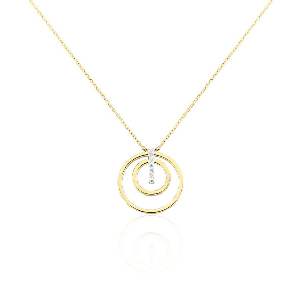 Collier Or Jaune Agafya Diamants - Colliers avec pierres Femme | Marc Orian