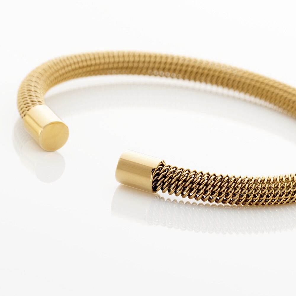Bracelet Jonc Acier Doré Sibil - Bracelets joncs Femme | Marc Orian
