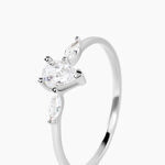Bague Magma Argent Blanc Oxyde De Zirconium - Bijoux fantaisie Femme | Marc Orian