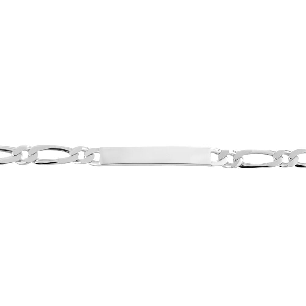 Bracelet Identit&eacute; Anilo Argent Blanc - Gourmettes Homme | Marc Orian