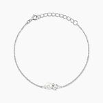 Bracelet Elea Argent Blanc Perle De Culture Oxyde De Zirconium - Bracelets fantaisie Femme | Marc Orian
