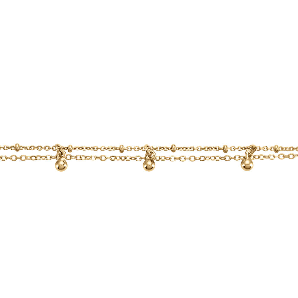 Chaîne De Cheville Loya Plaqué Or Jaune - Chaines de cheville Femme | Marc Orian