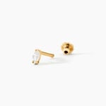 Piercing D'oreille Or Jaune Albiza Oxyde De Zirconium - Piercing Conch Femme | Marc Orian