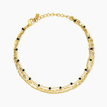 Bracelet Amala Acier Jaune Verre - Bracelets cha&icirc;nes Femme | Marc Orian