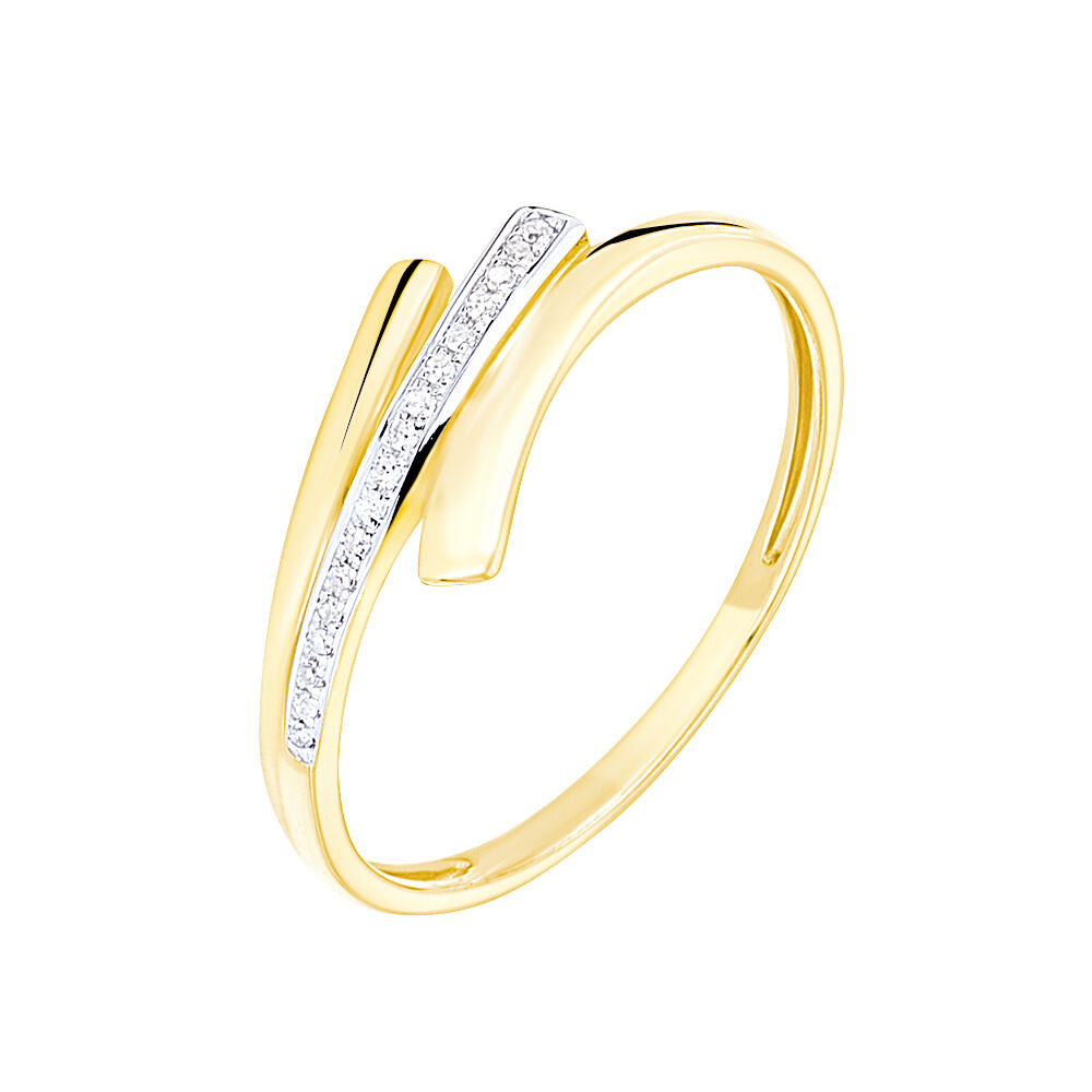 Bague Melia Or Jaune Diamant - Bagues pierres précieuses Femme | Marc Orian