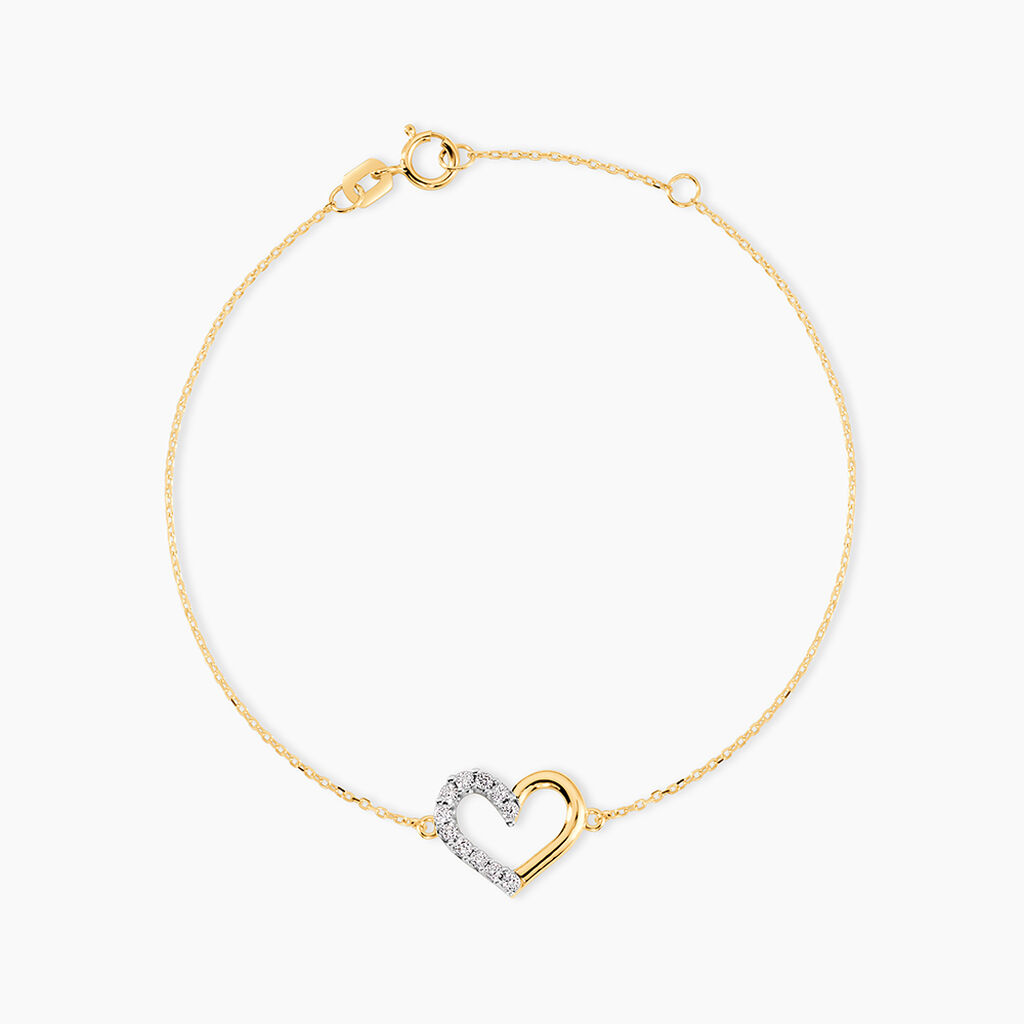 Bracelet Christine Or Jaune Diamant - Bracelets cha&icirc;nes Femme | Marc Orian