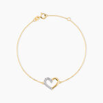 Bracelet Christine Or Jaune Diamant - Bracelets cha&icirc;nes Femme | Marc Orian