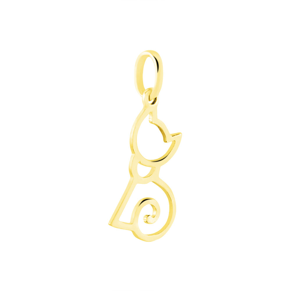 Pendentif Egee Chat Or Jaune - Pendentifs Famille | Marc Orian