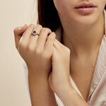 Bague Adryene Or Rose Topaze Et Oxyde De Zirconium - Bagues pierres fines Femme | Marc Orian