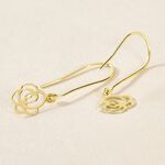 Boucles D'oreilles Pendantes Daley Or Jaune - Pendantes Femme | Marc Orian
