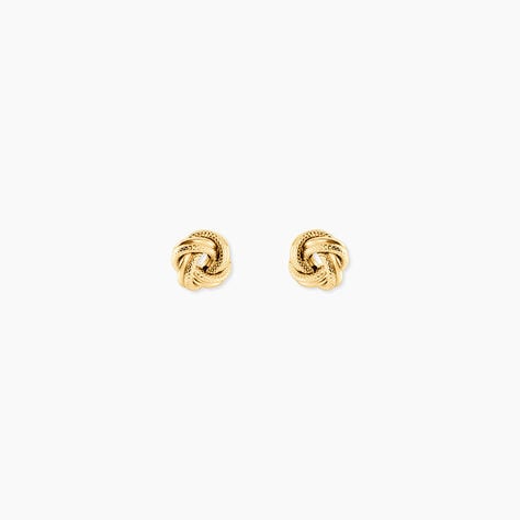 Boucles D'Oreilles Pendantes Fiore Or Jaune - Pendantes Femme | Marc Orian