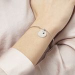 Bracelet Jonc Paula Argent Blanc Oxyde De Zirconium - Bracelets joncs Femme | Marc Orian