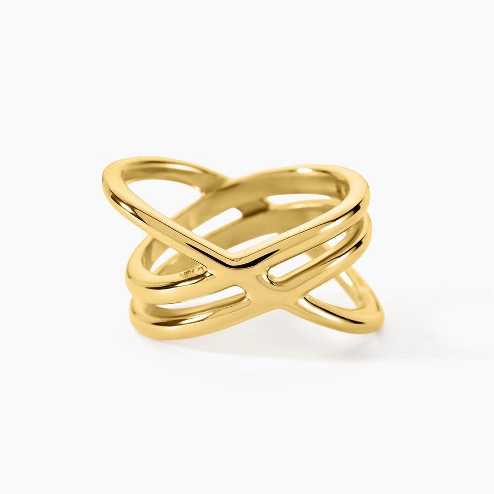 Bague Appolinia Acier Jaune - Bijoux fantaisie Femme | Marc Orian