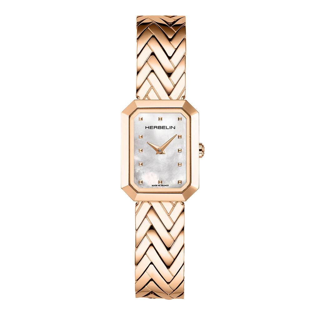 Montre Herbelin Octogône Nacre Blanche - Montres étanches Femme | Marc Orian