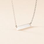 Collier Suzeanne Argent Blanc - Colliers fantaisie Femme | Marc Orian
