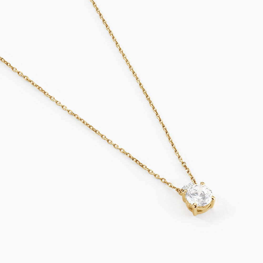 Collier Zilda Or Jaune Oxyde De Zirconium - Colliers avec pierres Femme | Marc Orian