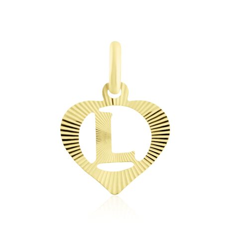 Pendentif Eudocie Coeur Lettre Or Jaune - Pendentifs Femme | Marc Orian